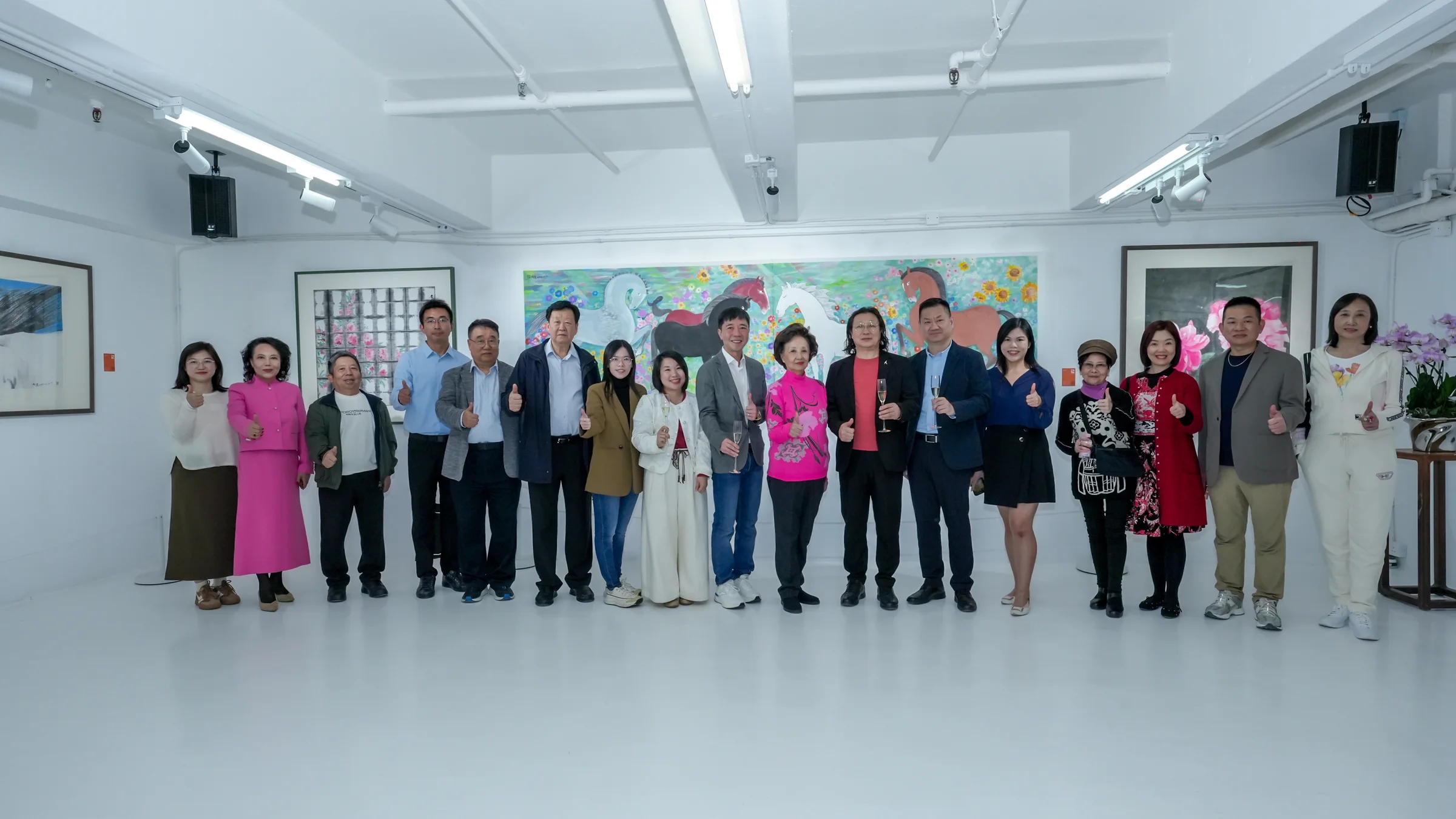 境美術館展覽開幕現場